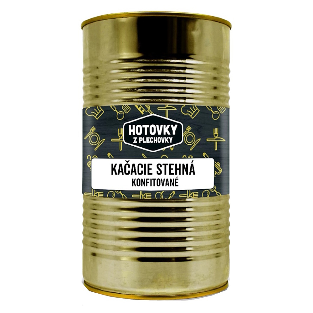 E-shop HOTOVKY Z PLECHOVKY Kačacie stehná konfitované 4 porcie