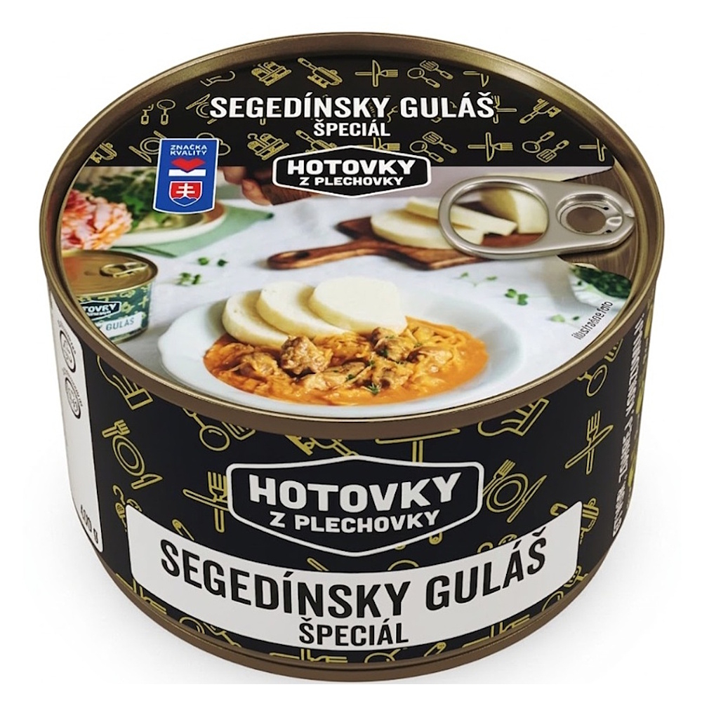 HOTOVKY Z PLECHOVKY Segedínsky guláš špeciál 3 porcie