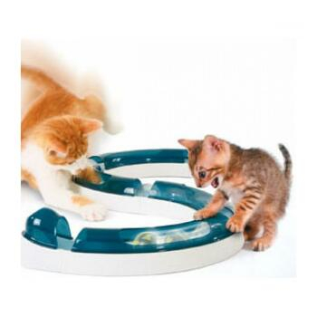 Hračka mačka guľovou dráhou s loptičkou CAT IT plast 1ks