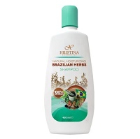 HRISTINA Prírodný hydratačný šampón brazílskej bylinky 400 ml