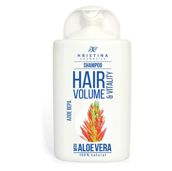 HRISTINA Prírodný šampón aloe vera pre bohaté a zdravé vlasy 200 ml