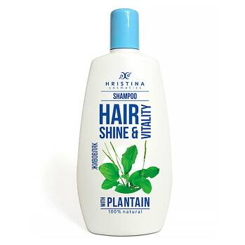 Hristina prírodné šampón pre zdravé a silné vlasy s skorocelom 200 ml