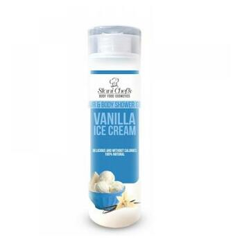 HRISTINA Prírodný sprchový gél na vlasy a telo vanilková zmrzlina 250 ml