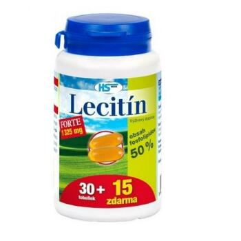 HS Lecitín forte 1325 mg 30 + 15 tabliet ZDARMA