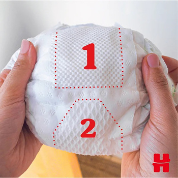 HUGGIES Detské plienky Extra Care 4 veľkosť 8-16 kg 60 kusov (Plienky 4 (7 - 18 kg)) - obrázok 3/4