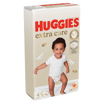 HUGGIES Detské plienky Extra Care 4 veľkosť 8-16 kg 60 kusov (Plienky 4 (7 - 18 kg)) - obrázok 4/4