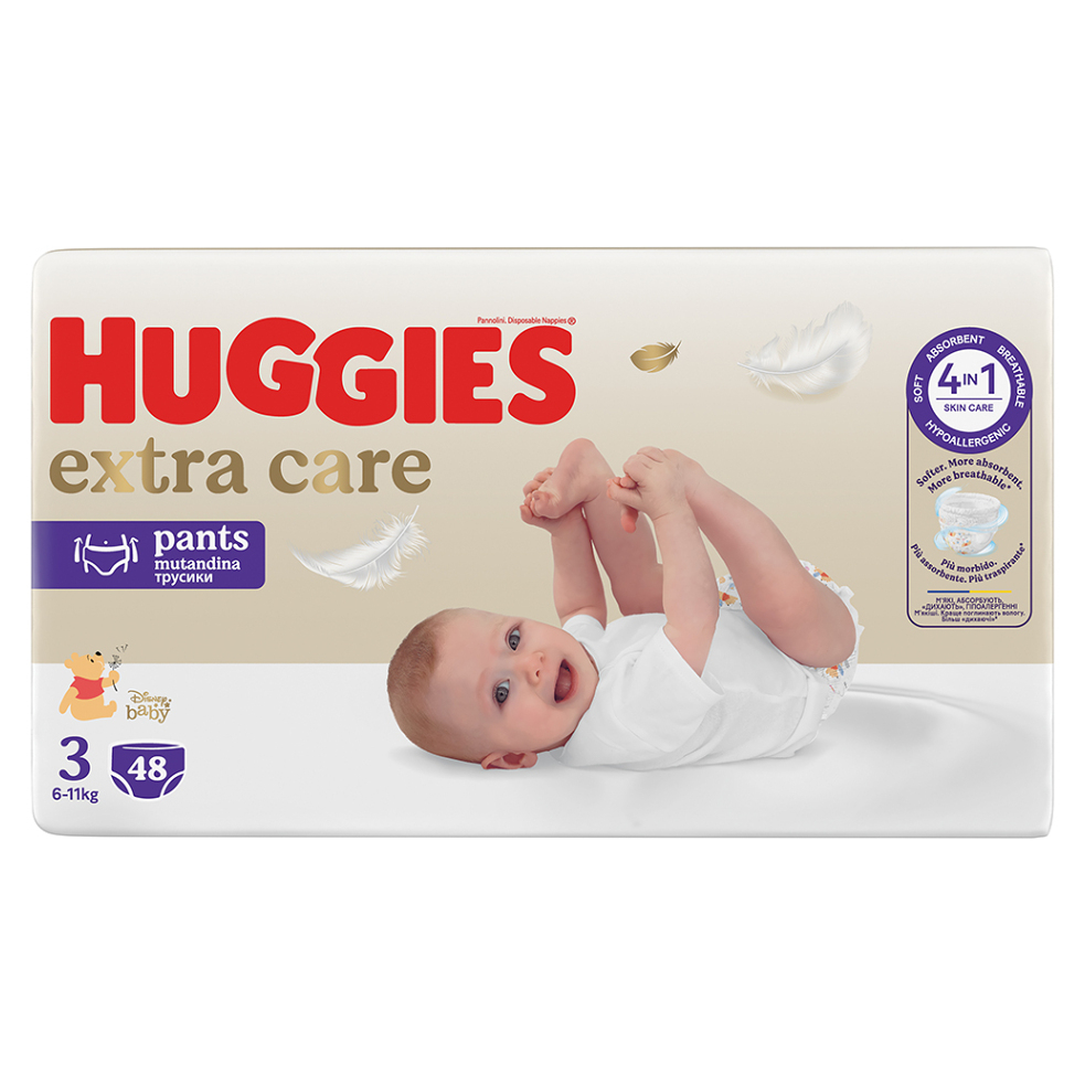 HUGGIES® Elite Soft Pants Nohavičky plienkové jednorázové 3 (6-11 kg) 48 ks kúpite na Mojalekaren.sk