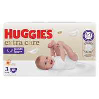 HUGGIES Detské plienky Extra Care Pants 3 veľkosť 6-11 kg 48 kusov