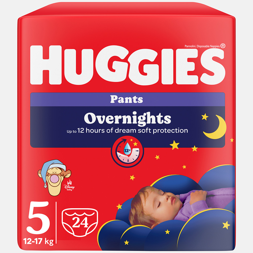 HUGGIES® Overnights Pants 5, 24 ks