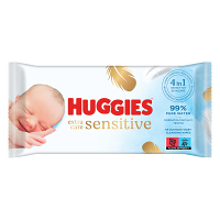 HUGGIES Detské vlhčené obrúsky Extra Care Single 56 kusov