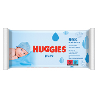 HUGGIES Detské vhčené obrúsky Pure Single 56 kusov