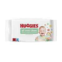 HUGGIES Single All Over Clean čistiace obrúsky 56 kusov