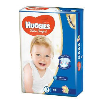 HUGGIES Ultra Comfort veľ. 3 58 ks