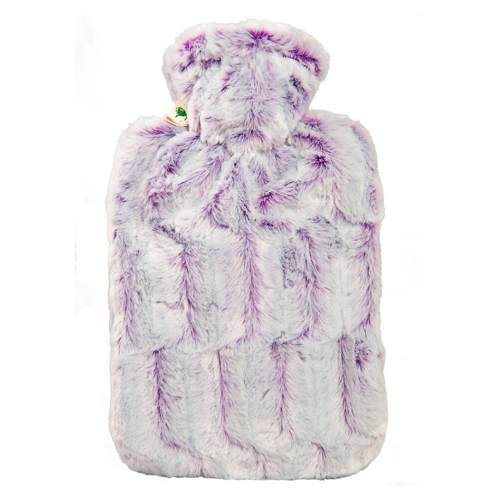 E-shop HUGO FROSCH Classic termofor s obalom z umelej kožušiny s podšívkou fialovostrieborný 1,8 l
