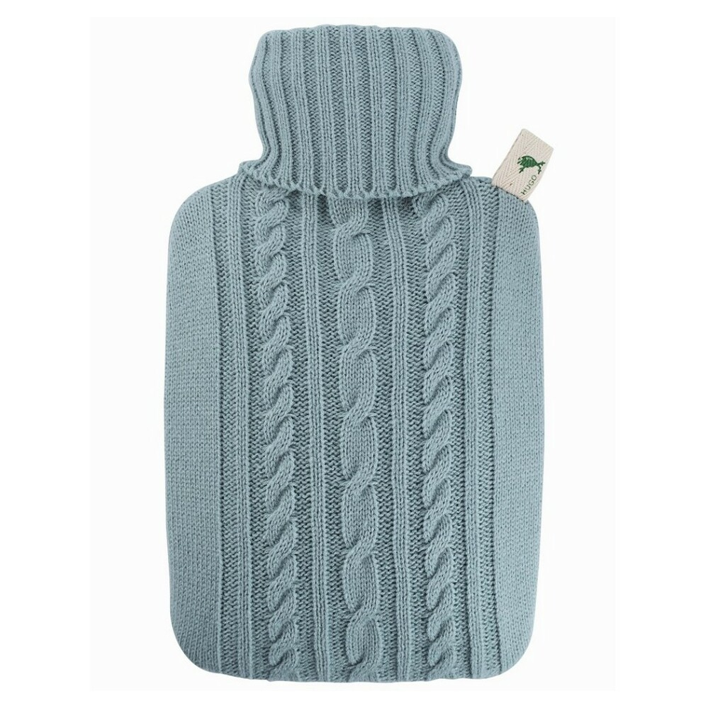 E-shop HUGO FROSCH Classic termofor s pleteným obalom pastelovomodrý 1,8 l