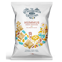 BOMBUS Hummus snack crackers olivy Kalamata 100 g