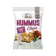 EAT REAL Hummus Chips paradajka a bazalka 45 g BEZ lepku