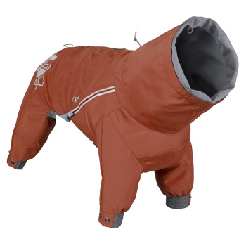 HURTTA Mudventure overal ECO oblečok pre psov škoricová 1 ks, Veľkosť oblečku: 55M
