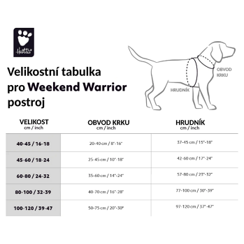 HURTTA Weekend Warrior Warming Eco postroj pre psov 1 ks, Veľkosť postroja: 80-100 (Obojky, postroje a vodítka pre psov) - obrázok 4/4