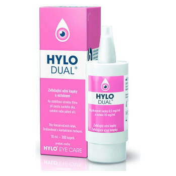 HYLO Dual Zvlhčujúce očné kvapky s ectoinom 10 ml