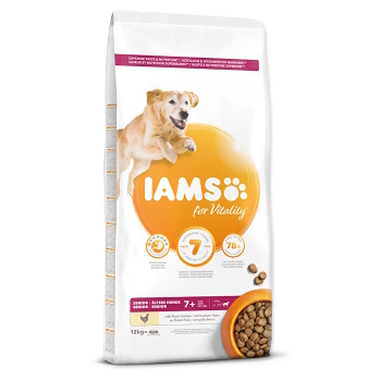 IAMS Dog Senior Large Chicken granule pre psov 1 kus, Hmotnosť balenia (g): 12 kg (Granule pre psov)