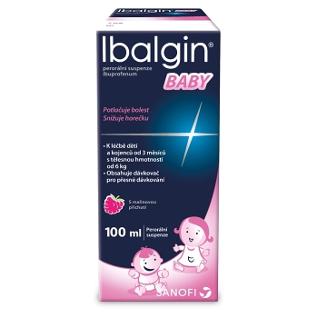 IBALGIN Baby malina suspenzia 2g 100 ml