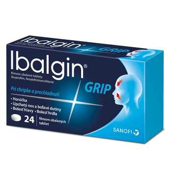 IBALGIN Grip 200 mg/5 mg 24 tabliet