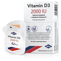IBSA Vitamín D3 2000 IU príchuť pomaranč 30 rýchlo rozpustných filmov