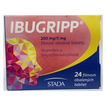 IBUGRIPP 200 mg/5 mg  24 tabliet