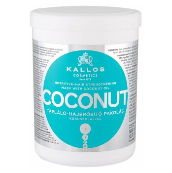 KALLOS COSMETICS Kokosová maska na vlasy 1000 ml