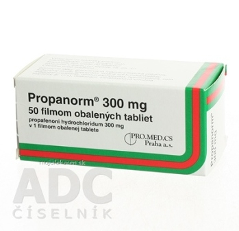 PROPANORM 300 mg tbl flm 1x50 ks (Lieky na predpis)