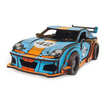 UNIDRAGON Drevené puzzle uni models comet gts blue-orange (Vkladačky, spojovačky a puzzle) - Skladacia