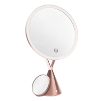 RIO Illuminated makeup mirror with 1x and 5x magnification