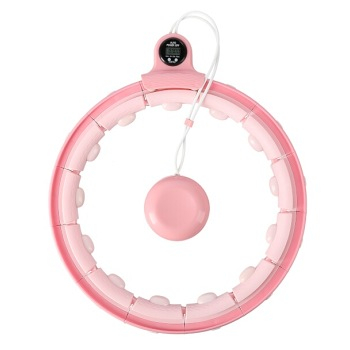 HMS Masážna hula hoop FH02 ružová (Posilňovacie kolieska, hula hoop)