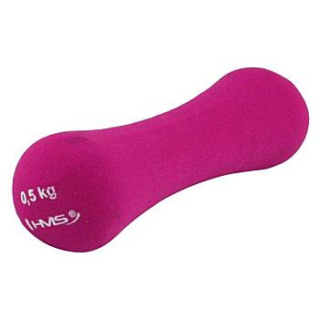 HMS Liatinová činka pokrytá neoprénom 0,5 kg 1 kus (Činky)