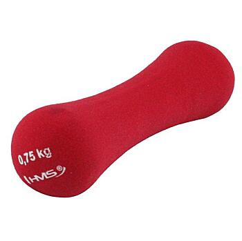 HMS Liatinová činka pokrytá neoprénom 0,75 kg (Činky)