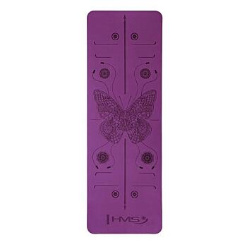 HMS Podložka na jogu YM10 fialová (Podložky na cvičenie, jogamatky)