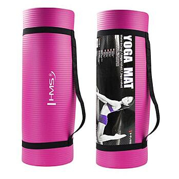 HMS Podložka pre jogu YM04 ružová (Podložky na cvičenie, jogamatky)