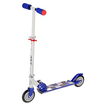 NILS Skladacia kolobežka extreme HD026 šedo-modrá (Detské odrážadlá a kolobežky)