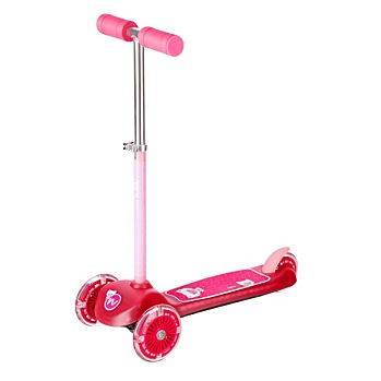 NILS Fun detská kolobežka HLB001 led ružová (Detské odrážadlá a kolobežky) - Svietiaci