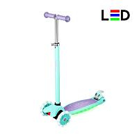 NILS Fun detská trojkolesová kolobežka HLB1310 s led fialová