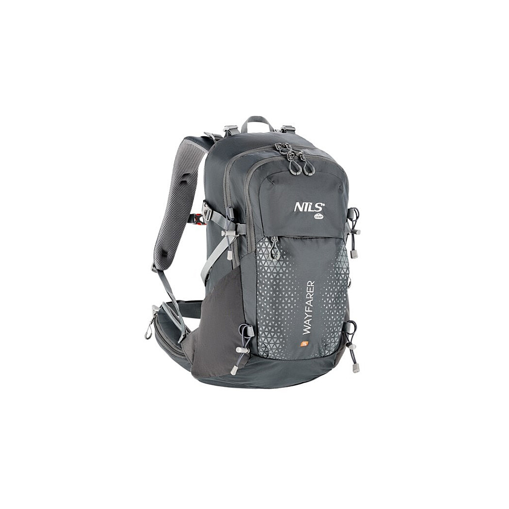 E-shop NILS Camp turistický plecniak NC1925 wayfarer sivý 35 litrov