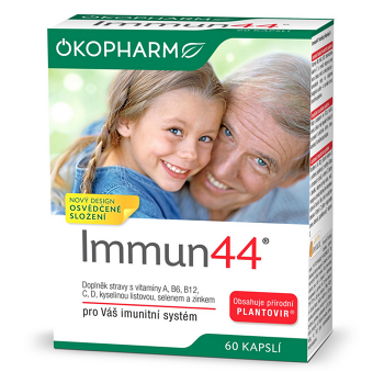 IMMUN44 60 kapsúl (Vitamíny na imunitu) - Viaczložkové