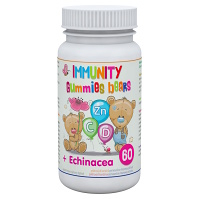 CLINICAL Immunity gummies bears + echinacea 60 pektínových cukríkov