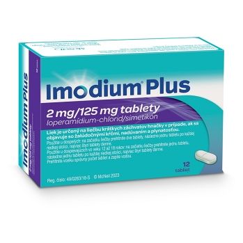 IMODIUM® Plus 2 mg/125 mg tablety