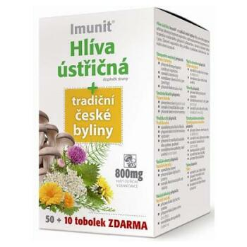 Imunit Hliva ustricová + tradičné české byliny 50 + 10 kapsúl