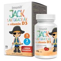 IMUNIT Laktobacily Jack Laktobacilák + vitamín D3 72 tabliet