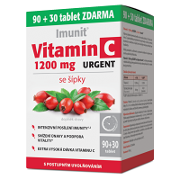 IMUNIT Vitamín C 1200 mg urgent so šípkami 90 + 30 tabliet