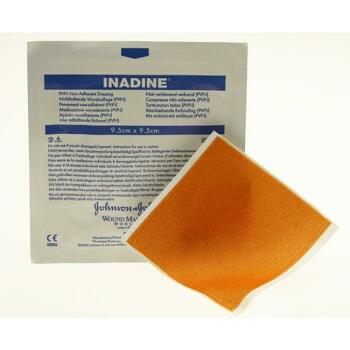 Inadine 9.5x9.5cm / 5ks jódový sterilné