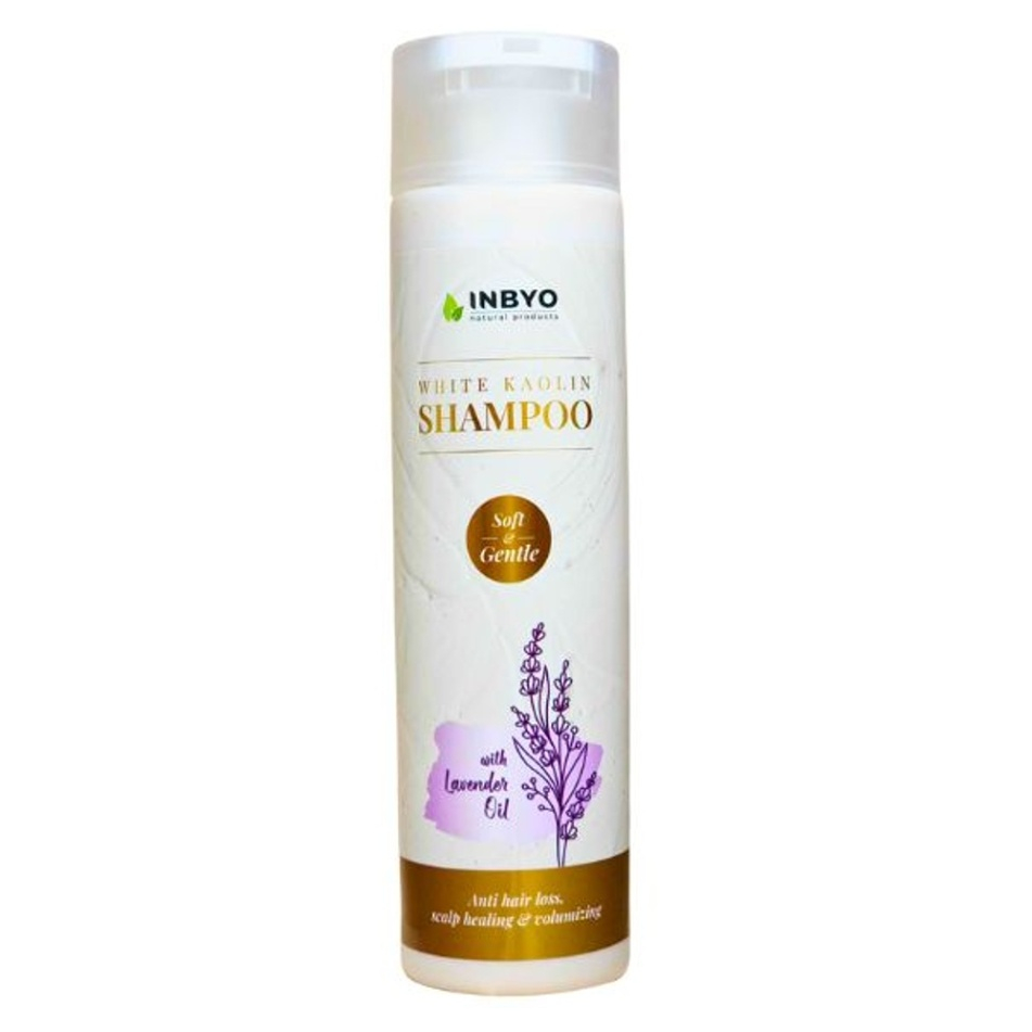 E-shop INBYO Prírodný šampón s bielym ílom a levanduľovým olejom 250 ml